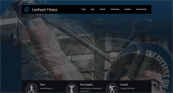 Desktop Screenshot of lionheartgyms.com